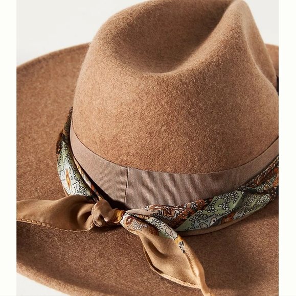 COPY - ⚡️Sale NWT Anthro Cover Band Rancher Festival Chic Hat OS - Picture 6 of 11